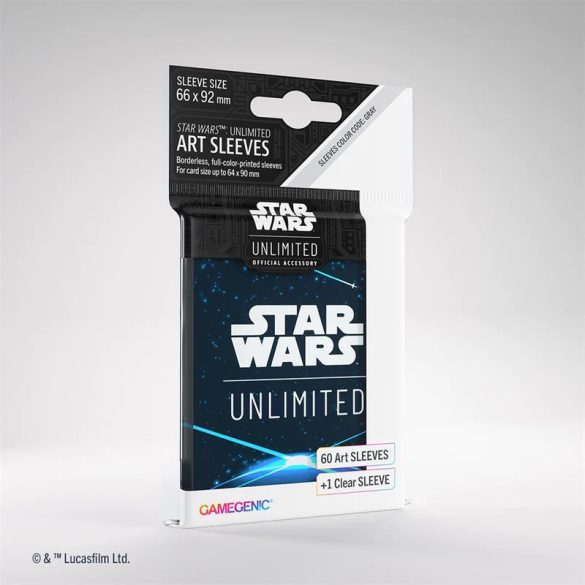 UNIT Gamegenic Star Wars: Unlimited Art Sleeves - Space Blue - előrendelés