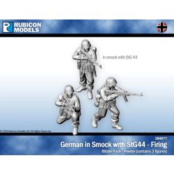 Germans in Smocks with STG44 Firing - Pewter