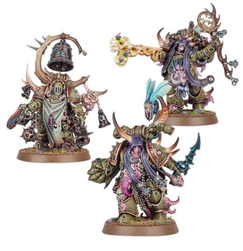 Malignant Plaguecaster, Noxious Blightbringer, and Plague Marine Champion - Games-Workshop Mail Order Termék