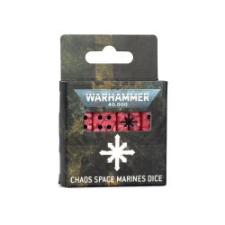WARHAMMER 40000: CHAOS S/MARINES DICE- előrendelés