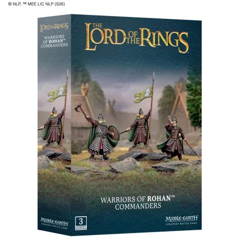 MIDDLE EARTH STRATEGY BATTLE GAME: WARRIORS OF ROHAN COMMANDERS