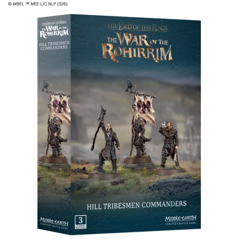 MIDDLE EARTH STRATEGY BATTLE GAME: HILL TRIBESMEN COMMANDERS