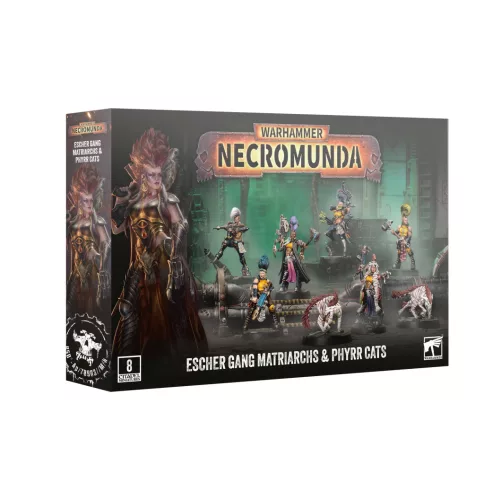 NECROMUNDA: ESCHER GANG MATRIARCHS & PHYRR CATS - előrendelés