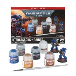 SPACE MARINE INTERCESSORS + PAINTS