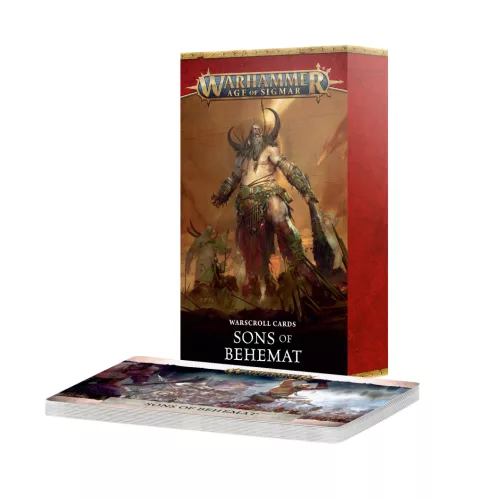 WARSCROLL CARDS: SONS OF BEHEMAT (ENG) - előrendelés
