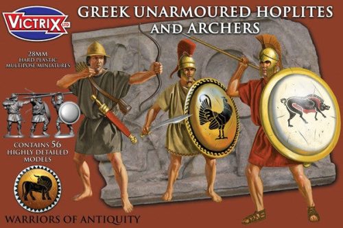 Greek Unarmoured Hoplites and archers