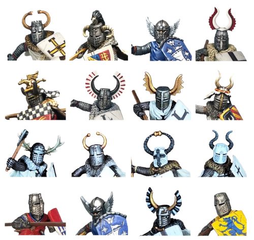 Medieval & Fantasy Heads, Cloaks & Shields