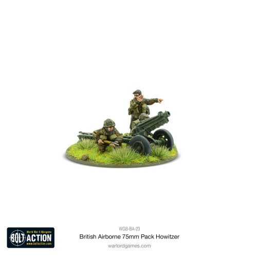 British Airborne 75mm Pack Howitzer & Crew