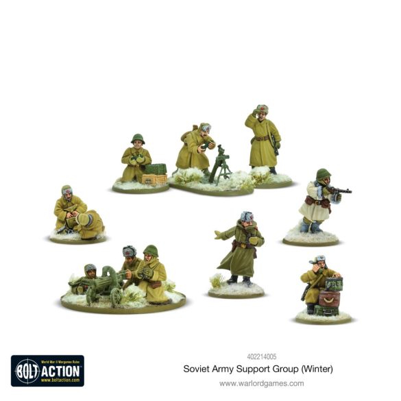 Soviet Army (Winter) Support Group (HQ, Mortar & MMG)