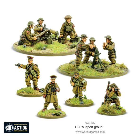 BEF Support Group (HQ, Mortar & MMG)