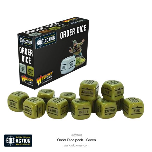 Orders Dice Pack - Green