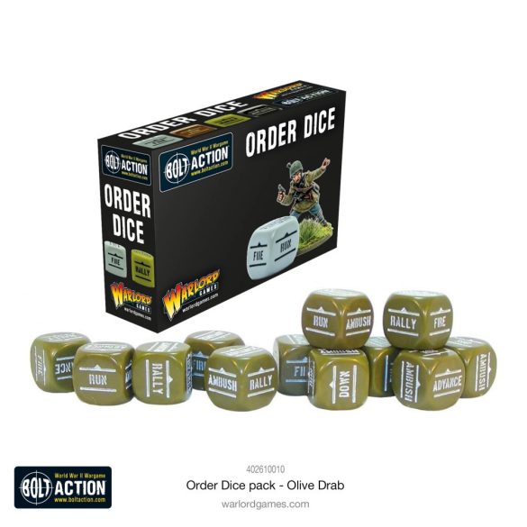 Orders Dice Pack - Olive Drab