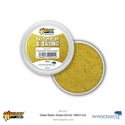 Battlefields & Basing: Dead Static Grass 2mm (180ml)