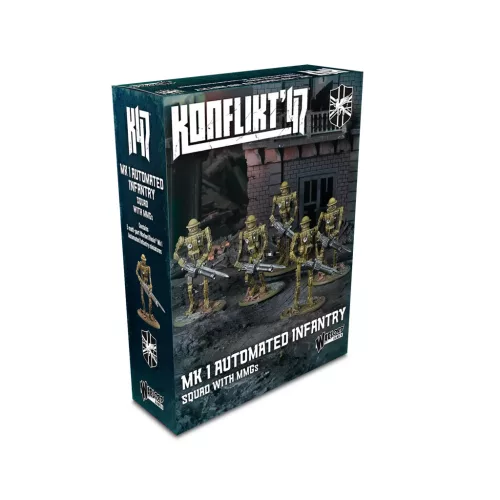 Konflikt '47 British Commonwealth Mk I Automated Infantry Squad with MMG