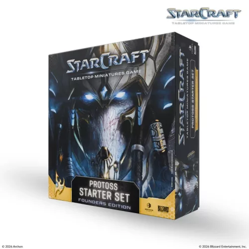 STARCRAFT THE MINIATURE GAME PROTOSS STARTER SET FOUNDERS EDITION