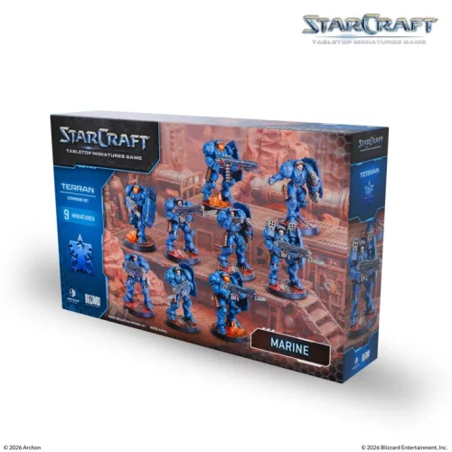 STARCRAFT THE MINIATURE GAME MARINE - TERRAN - EXPANSION SET - előrendelés