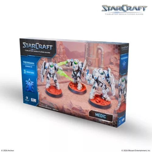 STARCRAFT THE MINIATURE GAME MEDIC - TERRAN - EXPANSION SET - előrendelés