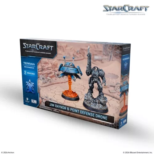 STARCRAFT THE MINIATURE GAME JIM RAYNOR (RAYNOR'S RAIDERS) - TERRAN - HERO EXPANSION SET - előrendelés