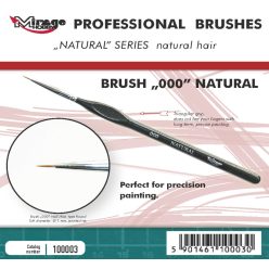 Mirage Hobby Brush - Natural Size 000 - 100003