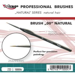 Mirage Hobby Brush - Natural Size 00 - 100004