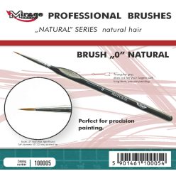 Mirage Hobby Brush - Natural Size 0 - 100005