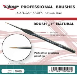 Mirage Hobby Brush - Natural Size 1 - 100006