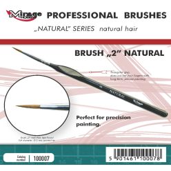 Mirage Hobby Brush - Natural Size 2 - 100007