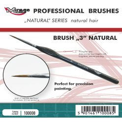 Mirage Hobby Brush - Natural Size 3 - 100008