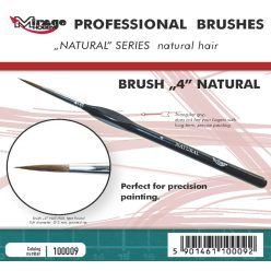 Mirage Hobby Brush - Natural Size 4 - 100009