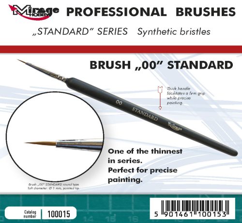 Mirage Hobby Brush - Standard Size 00 - 100015