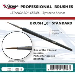 Mirage Hobby Brush - Standard Size 0 - 100016