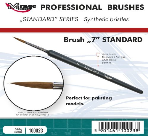 Mirage Hobby Brush - Standard Size 7 - 100023