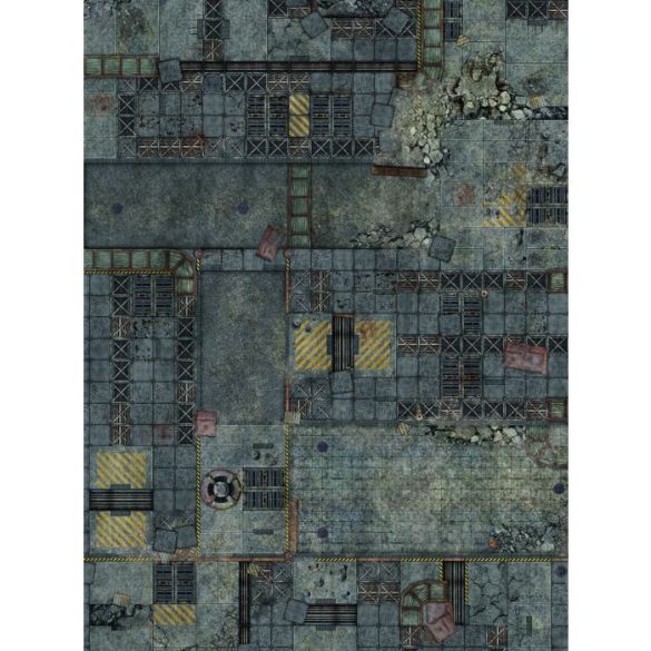 Fallen City 44”x60” / 112x152 cm - single-sided rubber mat