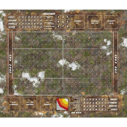 Blood Bowl - Early Spring 39" x 34" / 101cm x 86cm - single-sided rubber mat