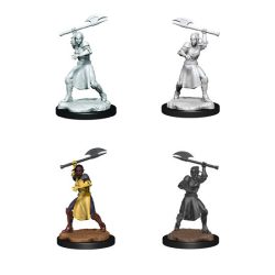   Half-Elf Echo Knight and Echo Female: Critical Role Unpainted Miniatures