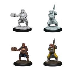   Dwarf Dwendalian Empire Fighter Female: Critical Role Unpainted Miniatures