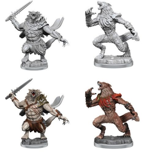 Arlinn Kord & Tovolar - Magic The Gathering Unpainted Miniatures 