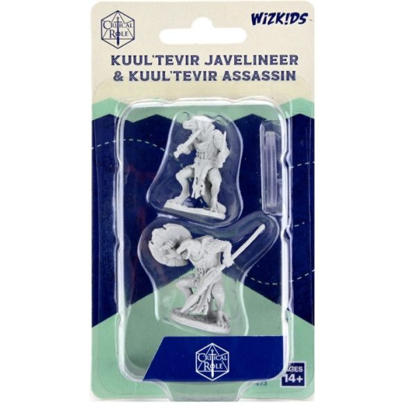 Kuul'tevir Javelineer & Assassin: Critical Role Unpainted Miniatures