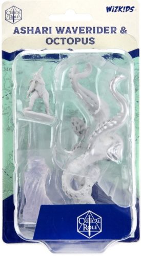 Ashari Waverider & Octopus: Critical Role Unpainted Miniatures