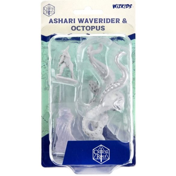 Ashari Waverider & Octopus: Critical Role Unpainted Miniatures