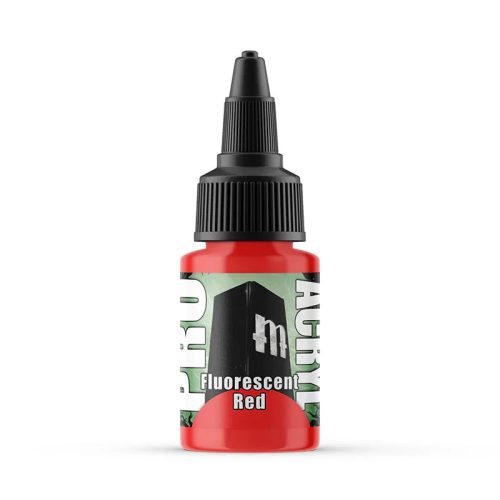 Pro Acryl Fluorescent Red (22ml)