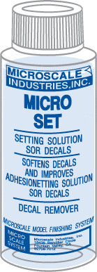 Micro Set Solution - 1 oz. bottle (Decal Setting Solution/Remover)