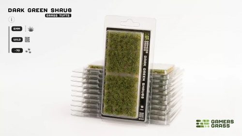 Gamers Grass: Dark Green Shrubs