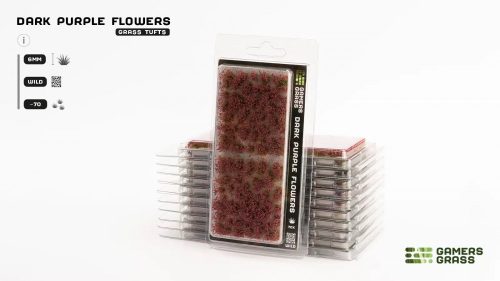 Gamers Grass: Dark Purple Flowers