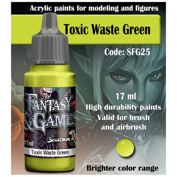 SFG-25 Paints TOXIC WASTE GREEN