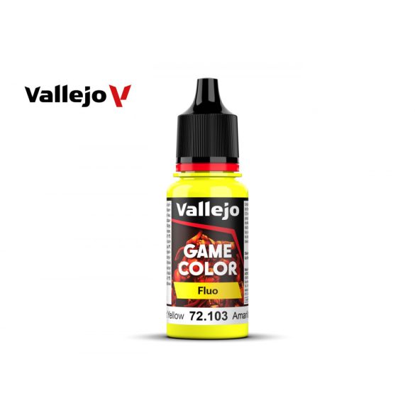 72103 - Game Color - Fluorescent Yellow 18 ml