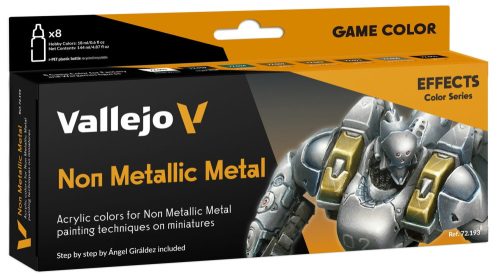 Vallejo Game Color Set 72193 Non Metallic Metal