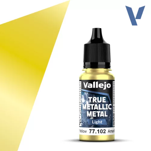 TRUE METALLIC METAL LIGHT 102-18ML RADIANT YELLOW 