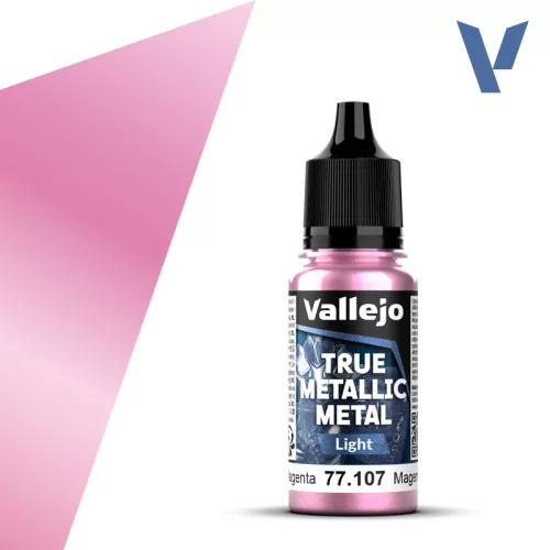TRUE METALLIC METAL LIGHT 107-18ML CRIMSON MAGENTA 