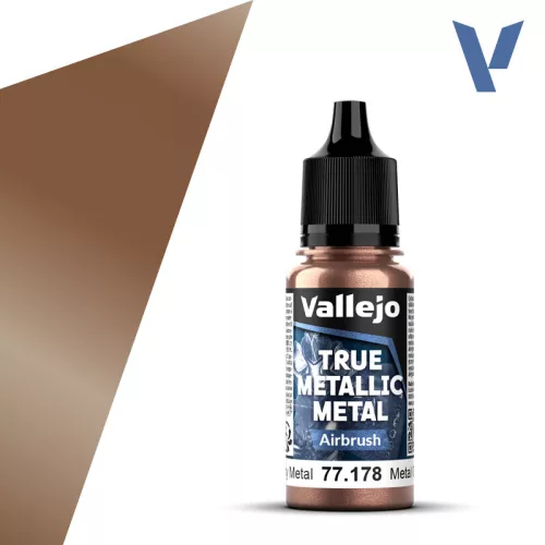 TRUE METALLIC METAL AIRBRUSH 178-18ML RUSTY METAL 